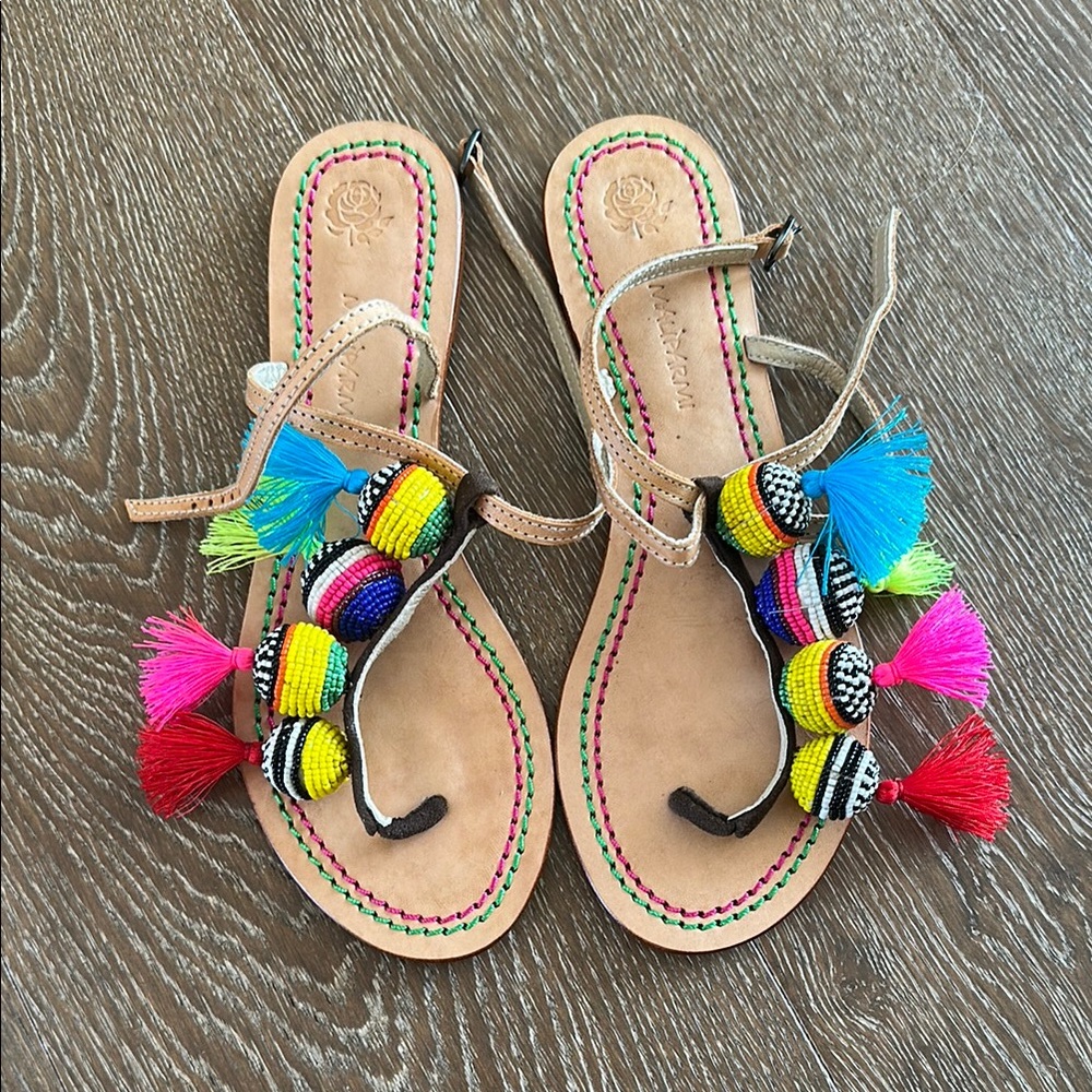 Maliparmi Beaded Sandals